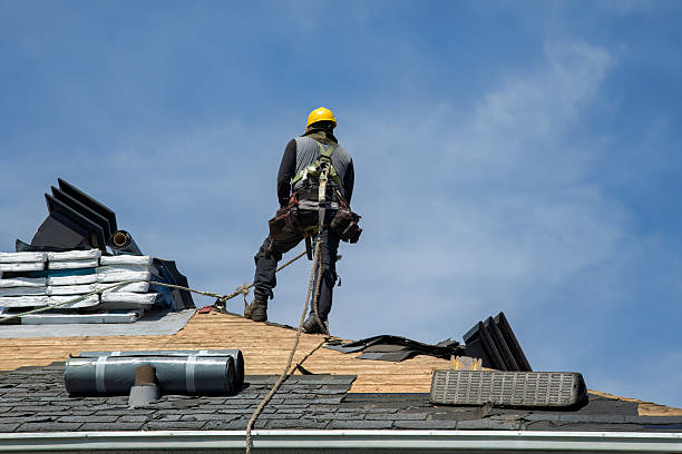 Professional Flat Roof Repair technician working in Kings Beach, CA